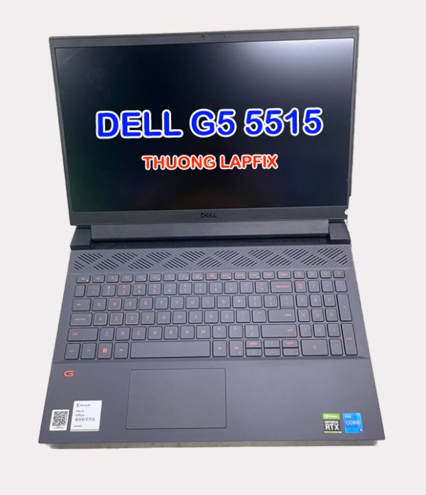 Dell G5 5515 front Dell G5 5511 I5-1140H Ram 16g SSD 512g 15.6 FHD VGA RTX 3050